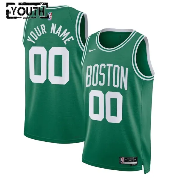 Nike Boston Celtics Personoitava Lasten Pelipaita Icon Edition Swingman Vihreä Nike Boston Celtics Personoitava Lasten Pelipaita Icon Edition Swingman Vihreä