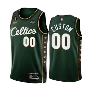 Nike Boston Celtics Personoitava Miesten Pelipaita City Edition 2022-23 Swingman Vihreä Nike Boston Celtics Personoitava Miesten Pelipaita City Edition 2022-23 Swingman Vihreä