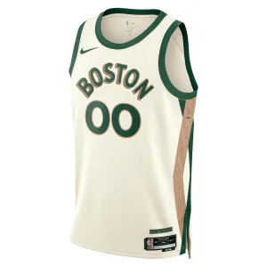 Nike Boston Celtics Personoitava Miesten Pelipaita City Edition 2023-24 Swingman Valkoinen