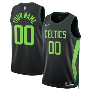 Nike Boston Celtics Personoitava Miesten Pelipaita City Edition 2024-25 Swingman Musta