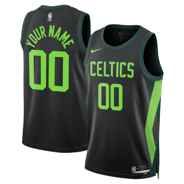 Nike Boston Celtics Personoitava Miesten Pelipaita City Edition 2024-25 Swingman Musta Nike Boston Celtics Personoitava Miesten Pelipaita City Edition 2024-25 Swingman Musta