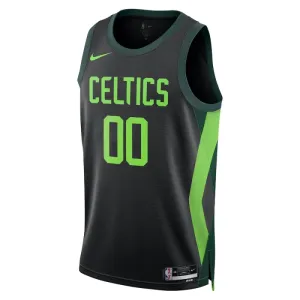 Nike Boston Celtics Personoitava Miesten Pelipaita City Edition 2024-25 Swingman Musta
