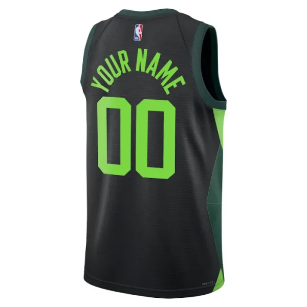 Nike Boston Celtics Personoitava Miesten Pelipaita City Edition 2024-25 Swingman Musta