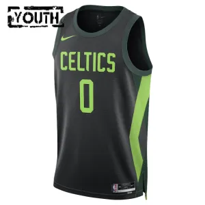 Nike Boston Celtics Tatum Lasten Pelipaita City Edition 2024-25 Swingman Musta