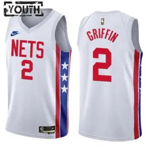 Brooklyn Nets Blake Griffin 2 Lasten Pelipaita Classic Edition 2022-23 Swingman Valkoinen