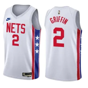 Brooklyn Nets Blake Griffin 2 Miesten Pelipaita Classic Edition 2022-23 Swingman Valkoinen