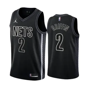 Brooklyn Nets Blake Griffin 2 Miesten Pelipaita Statement Edition Swingman Musta Brooklyn Nets Blake Griffin 2 Miesten Pelipaita Statement Edition Swingman Musta