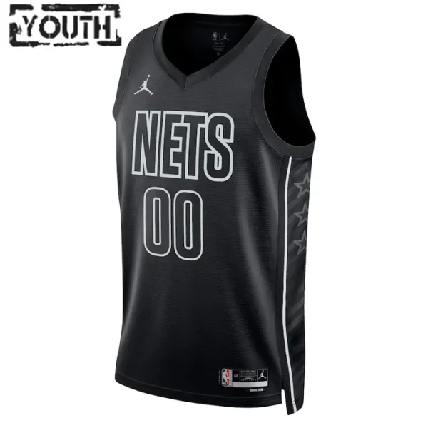 Brooklyn Nets Jordan Personoitava Lasten Pelipaita Statement Edition Swingman Musta