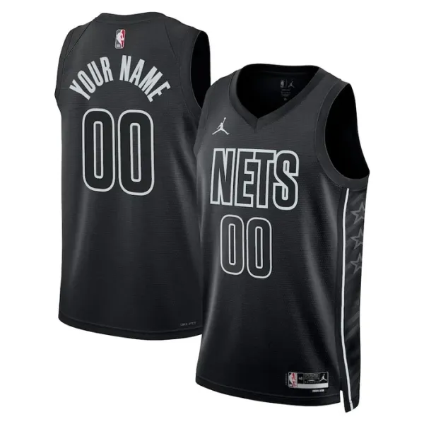 Brooklyn Nets Jordan Personoitava Miesten Pelipaita Statement Edition Swingman Musta Brooklyn Nets Jordan Personoitava Miesten Pelipaita Statement Edition Swingman Musta