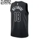 Brooklyn Nets Jordan Yuta Watanabe 18 Lasten Pelipaita Statement Edition Swingman Musta