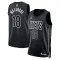 Brooklyn Nets Jordan Yuta Watanabe 18 Miesten Pelipaita Statement Edition Swingman Musta