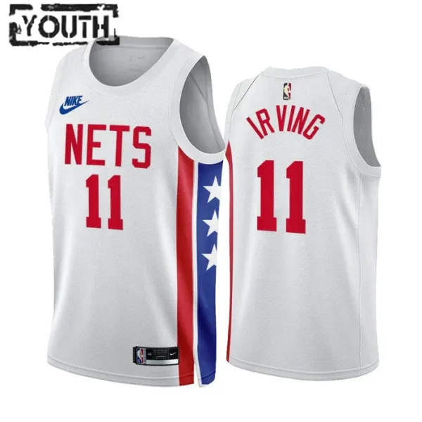 Brooklyn Nets Kyrie Irving 11 Lasten Pelipaita Classic Edition 2022-23 Swingman Valkoinen Brooklyn Nets Kyrie Irving 11 Lasten Pelipaita Classic Edition 2022-23 Swingman Valkoinen