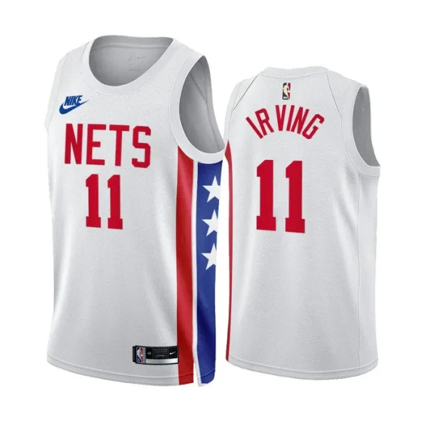 Brooklyn Nets Kyrie Irving 11 Miesten Pelipaita Classic Edition 2022-23 Swingman Valkoinen Brooklyn Nets Kyrie Irving 11 Miesten Pelipaita Classic Edition 2022-23 Swingman Valkoinen