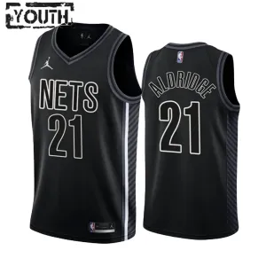 Brooklyn Nets Lamarcus Aldridge 21 Lasten Pelipaita Statement Edition Swingman Musta Brooklyn Nets Lamarcus Aldridge 21 Lasten Pelipaita Statement Edition Swingman Musta