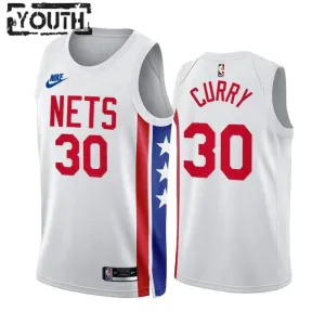 Brooklyn Nets Seth Curry 30 Lasten Pelipaita Classic Edition 2022-23 Swingman Valkoinen Brooklyn Nets Seth Curry 30 Lasten Pelipaita Classic Edition 2022-23 Swingman Valkoinen