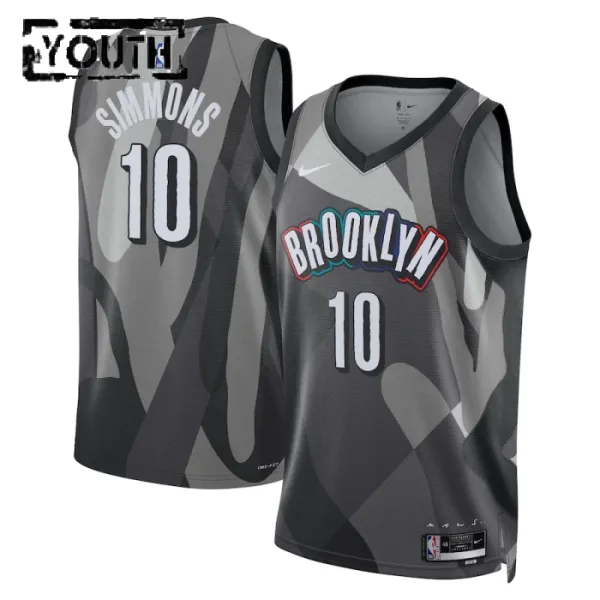 Nike Brooklyn Nets Ben Simmons Lasten Pelipaita City Edition 2024-25 Swingman Harmaa Nike Brooklyn Nets Ben Simmons Lasten Pelipaita City Edition 2024-25 Swingman Harmaa