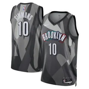 Nike Brooklyn Nets Ben Simmons Miesten Pelipaita City Edition 2024-25 Swingman Harmaa