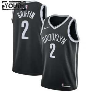 Nike Brooklyn Nets Blake Griffin 2 Lasten Pelipaita Icon Edition Swingman Musta