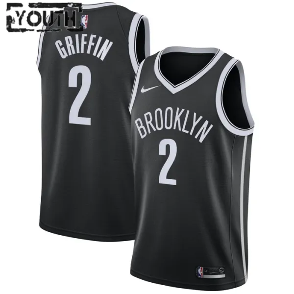 Nike Brooklyn Nets Blake Griffin 2 Lasten Pelipaita Icon Edition Swingman Musta Nike Brooklyn Nets Blake Griffin 2 Lasten Pelipaita Icon Edition Swingman Musta