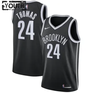 Nike Brooklyn Nets Cameron Thomas 24 Lasten Pelipaita Icon Edition Swingman Musta
