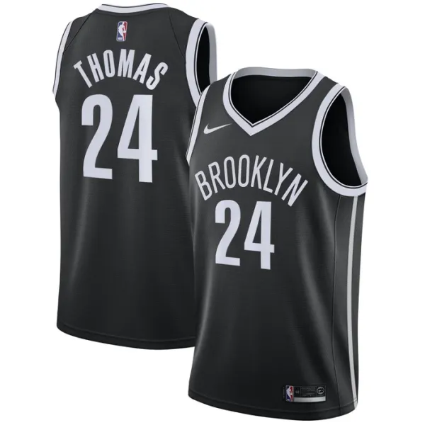 Nike Brooklyn Nets Cameron Thomas 24 Miesten Pelipaita Icon Edition Swingman Musta Nike Brooklyn Nets Cameron Thomas 24 Miesten Pelipaita Icon Edition Swingman Musta