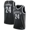 Nike Brooklyn Nets Cameron Thomas 24 Miesten Pelipaita Icon Edition Swingman Musta
