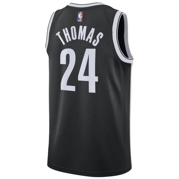Nike Brooklyn Nets Cameron Thomas 24 Miesten Pelipaita Icon Edition Swingman Musta