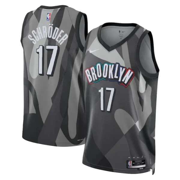 Nike Brooklyn Nets Dennis Schroder Miesten Pelipaita City Edition 2024-25 Swingman Harmaa Nike Brooklyn Nets Dennis Schroder Miesten Pelipaita City Edition 2024-25 Swingman Harmaa