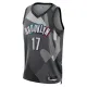 Nike Brooklyn Nets Dennis Schroder Miesten Pelipaita City Edition 2024-25 Swingman Harmaa