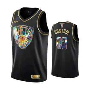 Nike Brooklyn Nets Diamond Edition Personoitava Miesten Pelipaita Swingman Musta Nike Brooklyn Nets Diamond Edition Personoitava Miesten Pelipaita Swingman Musta