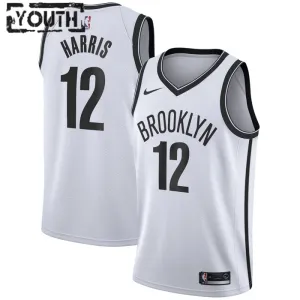 Nike Brooklyn Nets Joe Harris 12 Lasten Pelipaita Association Edition Swingman Valkoinen