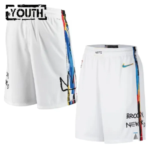 Nike Brooklyn Nets Lasten Shortsit City Edition 2022-23 Swingman Nike Brooklyn Nets Lasten Shortsit City Edition 2022-23 Swingman