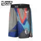 Nike Brooklyn Nets Lasten Shortsit City Edition 2023-24 Swingman Musta