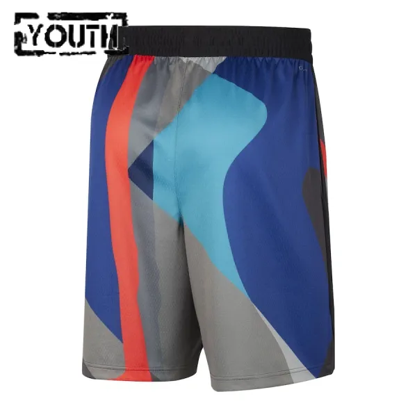 Nike Brooklyn Nets Lasten Shortsit City Edition 2023-24 Swingman Musta