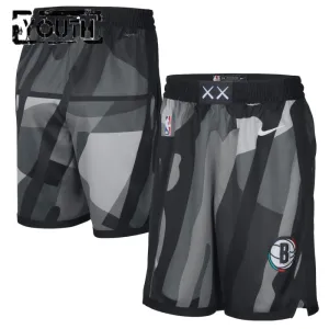 Nike Brooklyn Nets Lasten Shortsit City Edition 2024-25 Swingman