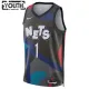 Nike Brooklyn Nets Mikal Bridges Lasten Pelipaita City Edition 2023-24 Swingman Musta