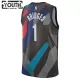 Nike Brooklyn Nets Mikal Bridges Lasten Pelipaita City Edition 2023-24 Swingman Musta