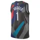 Nike Brooklyn Nets Mikal Bridges Miesten Pelipaita City Edition 2023-24 Swingman Musta