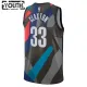 Nike Brooklyn Nets Nic Claxton Lasten Pelipaita City Edition 2023-24 Swingman Musta