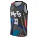 Nike Brooklyn Nets Nic Claxton Miesten Pelipaita City Edition 2023-24 Swingman Musta