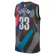 Nike Brooklyn Nets Nic Claxton Miesten Pelipaita City Edition 2023-24 Swingman Musta