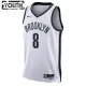 Nike Brooklyn Nets Patty Mills 8 Lasten Pelipaita Association Edition Swingman Valkoinen