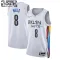 Nike Brooklyn Nets Patty Mills 8 Lasten Pelipaita City Edition 2022-23 Swingman Valkoinen
