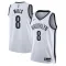 Nike Brooklyn Nets Patty Mills 8 Miesten Pelipaita Association Edition Swingman Valkoinen