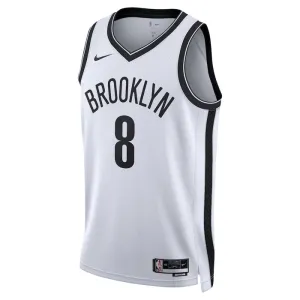 Nike Brooklyn Nets Patty Mills 8 Miesten Pelipaita Association Edition Swingman Valkoinen