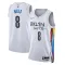 Nike Brooklyn Nets Patty Mills 8 Miesten Pelipaita City Edition 2022-23 Swingman Valkoinen