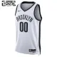 Nike Brooklyn Nets Personoitava Lasten Pelipaita Association Edition Swingman Valkoinen