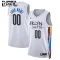 Nike Brooklyn Nets Personoitava Lasten Pelipaita City Edition 2022-23 Swingman Valkoinen