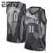 Nike Brooklyn Nets Personoitava Lasten Pelipaita City Edition 2024-25 Swingman Harmaa