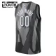 Nike Brooklyn Nets Personoitava Lasten Pelipaita City Edition 2024-25 Swingman Harmaa
